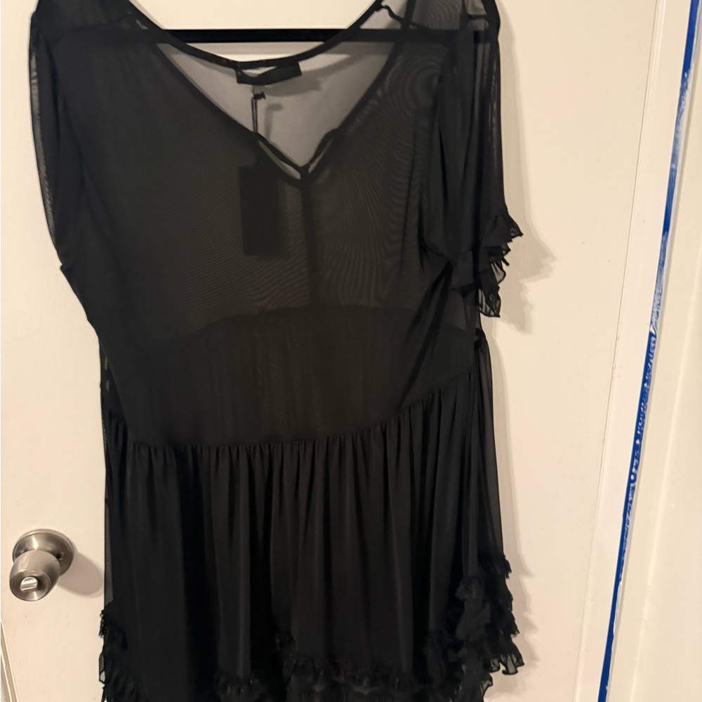 Foxblood Coralie Mesh Dress XL/2Xl - Picture 2 of 3